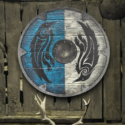 Uusi Cosplay puinen Eivor Valhalla Raven Viking Shield