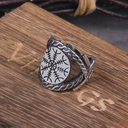 Compass Vegvisir Ring - TripleViking